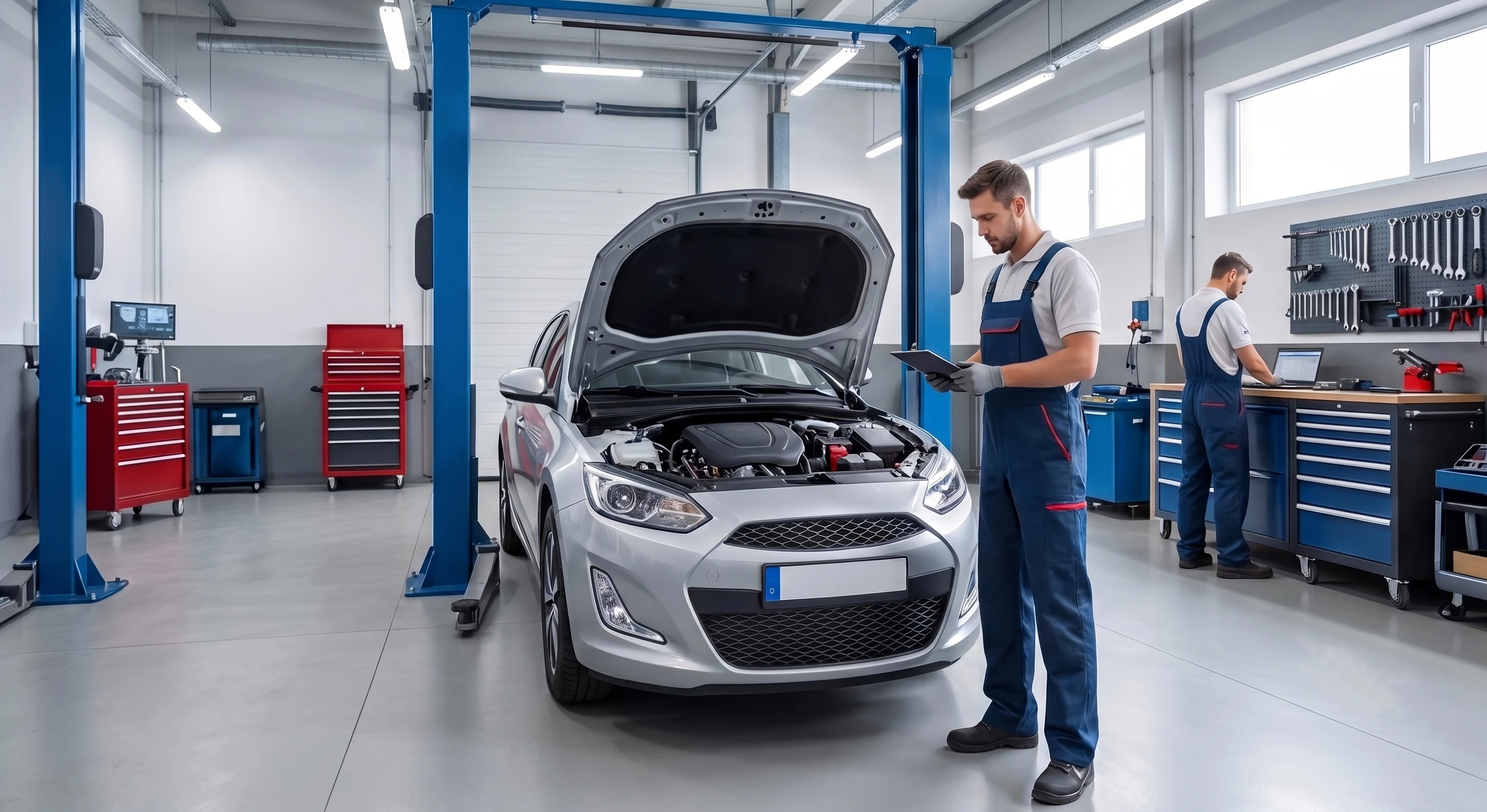 Officina meccanica per manutenzione e riparazione auto
